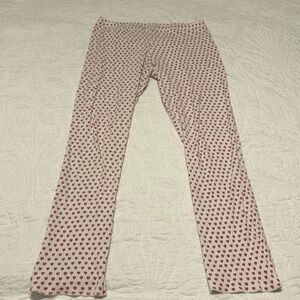 Roller rabbit, pink heart, pajama pants, size medium